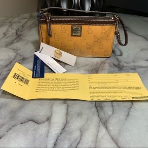 Dooney & Bourke Los Angeles Dodgers Clutch, Authentic Italian Leather
